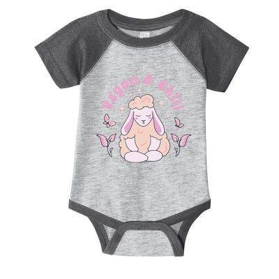 Vegan And Chill Sheep Infant Baby Jersey Bodysuit