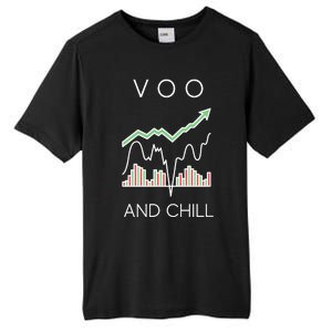 Voo And Chill Funny Wall Street Investing Funny Trading Joke Tall Fusion ChromaSoft Performance T-Shirt