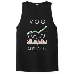 Voo And Chill Funny Wall Street Investing Funny Trading Joke PosiCharge Competitor Tank