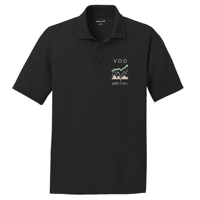 Voo And Chill Funny Wall Street Investing Funny Trading Joke PosiCharge RacerMesh Polo