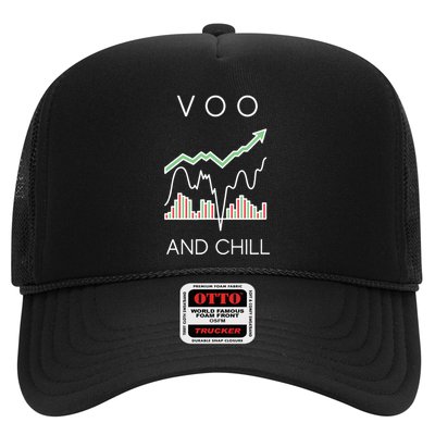 Voo And Chill Funny Wall Street Investing Funny Trading Joke Trucker Hat