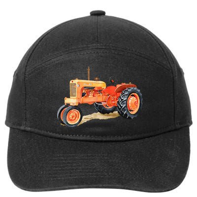 Vintage Allis Chalmers Wd45 Tractor 7-Panel Snapback Hat