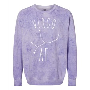 Virgo Af Constellation / Funny Virgo Astrology Quote Gift Colorblast Crewneck Sweatshirt