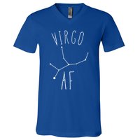 Virgo Af Constellation / Funny Virgo Astrology Quote Gift V-Neck T-Shirt