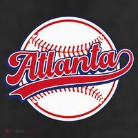 Vintage Atlanta Cityscape Baseball Lover Player And Fans Beanie