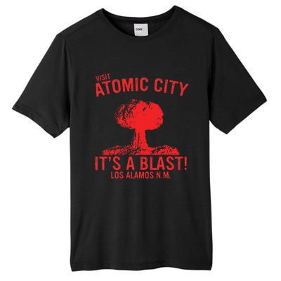 Visit Atomic City ItS A Blast! Los Alamos N.M Tall Fusion ChromaSoft Performance T-Shirt