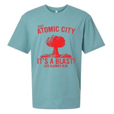 Visit Atomic City ItS A Blast! Los Alamos N.M Sueded Cloud Jersey T-Shirt