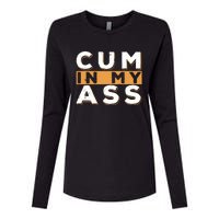 Violets Ani Cum In My Ass Womens Cotton Relaxed Long Sleeve T-Shirt