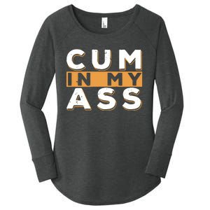 Violets Ani Cum In My Ass Women's Perfect Tri Tunic Long Sleeve Shirt