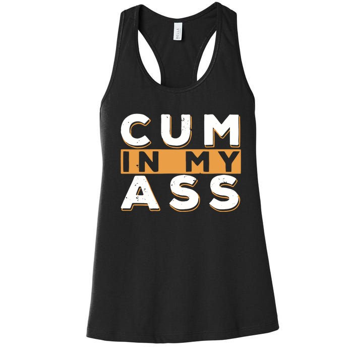 Violets Ani Cum In My Ass Women's Racerback Tank