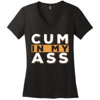 Violets Ani Cum In My Ass Women's V-Neck T-Shirt