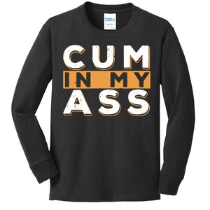 Violets Ani Cum In My Ass Kids Long Sleeve Shirt