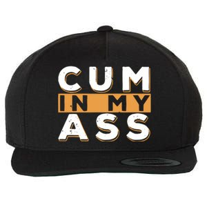 Violets Ani Cum In My Ass Wool Snapback Cap