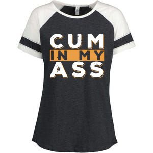 Violets Ani Cum In My Ass Enza Ladies Jersey Colorblock Tee