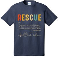 Vintage Adoption Cat Rescue Women Men Cat Mom Cat Dad T-Shirt