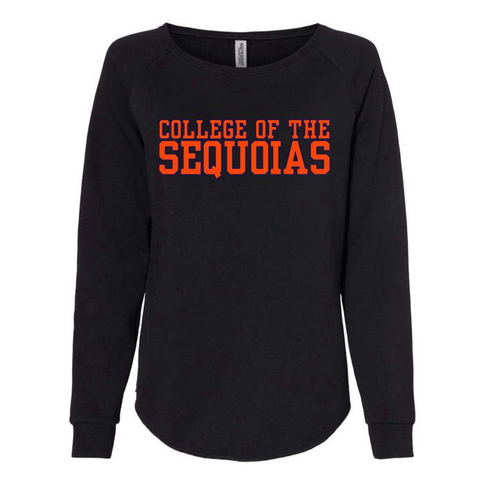 Vintage Arch College Of The Sequoias Womens California Wash Sweatshirt