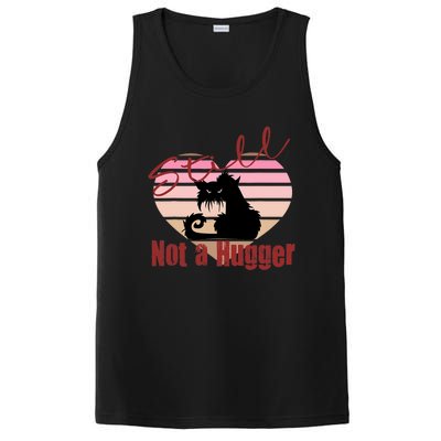 Valentine Angry Cat Still Not A Hugger No Hugs Please PosiCharge Competitor Tank