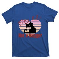 Valentine Angry Cat Still Not A Hugger No Hugs Please T-Shirt