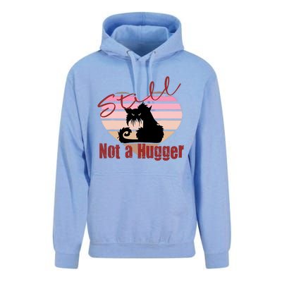 Valentine Angry Cat Still Not A Hugger No Hugs Please Unisex Surf Hoodie