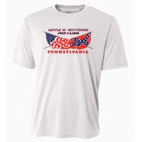 Vintage American Civil War Battle Of Gettysburg Pennsylvania Cooling Performance Crew T-Shirt