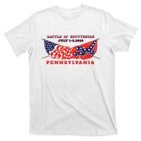 Vintage American Civil War Battle Of Gettysburg Pennsylvania T-Shirt