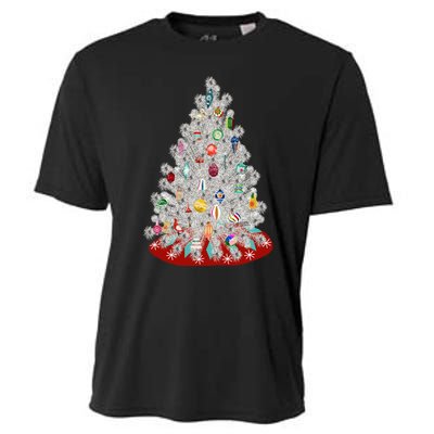 Vintage Aluminum Christmas Tree Cooling Performance Crew T-Shirt