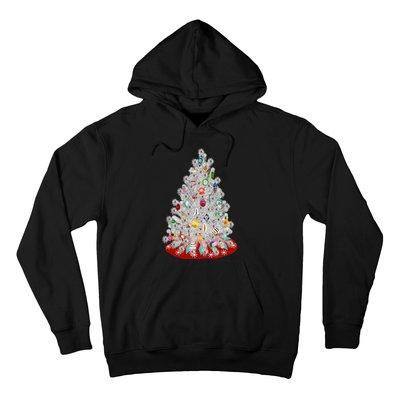 Vintage Aluminum Christmas Tree Hoodie