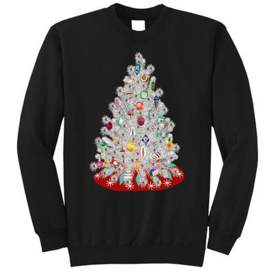 Vintage Aluminum Christmas Tree Sweatshirt