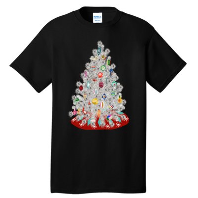 Vintage Aluminum Christmas Tree Tall T-Shirt