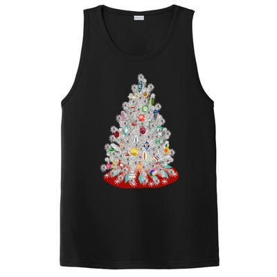 Vintage Aluminum Christmas Tree PosiCharge Competitor Tank