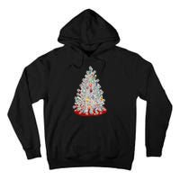 Vintage Aluminum Christmas Tree Tall Hoodie