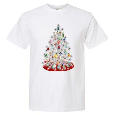 Vintage Aluminum Christmas Tree Garment-Dyed Heavyweight T-Shirt