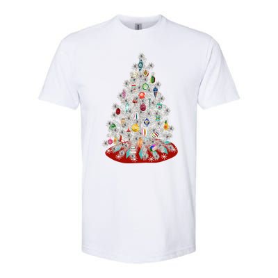 Vintage Aluminum Christmas Tree Softstyle® CVC T-Shirt