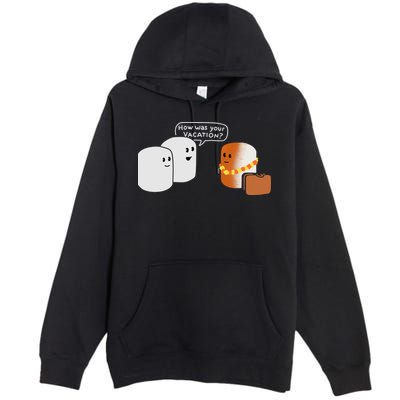 Vacation Marshmallow Premium Pullover Hoodie