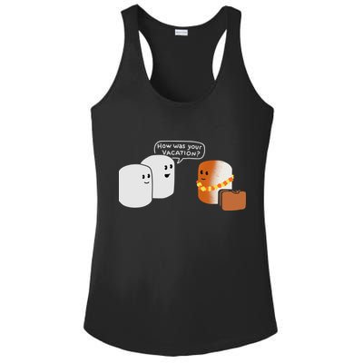 Vacation Marshmallow Ladies PosiCharge Competitor Racerback Tank