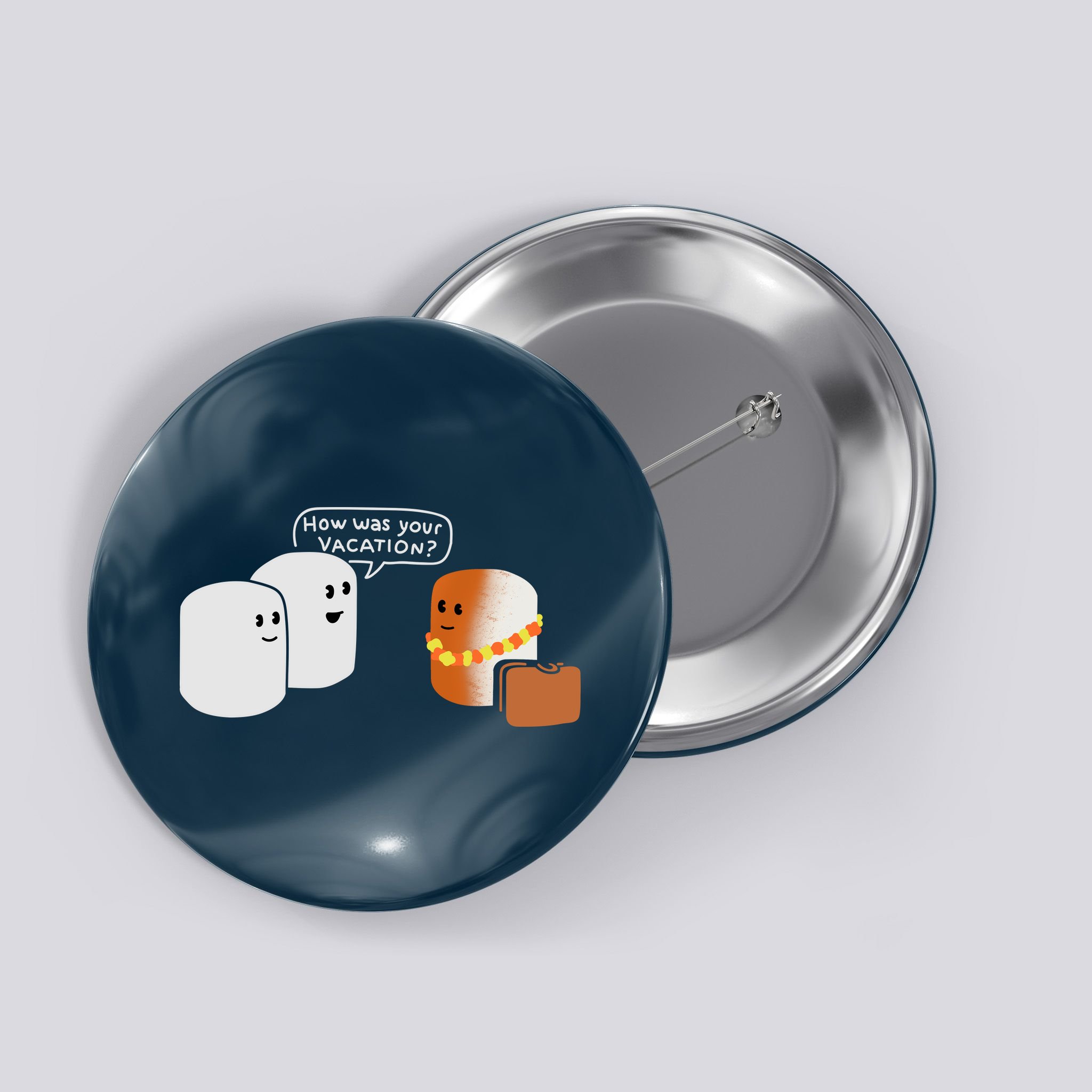 Vacation Marshmallow Button