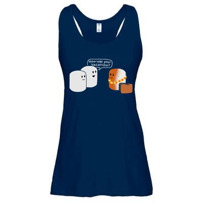 Vacation Marshmallow Ladies Essential Flowy Tank
