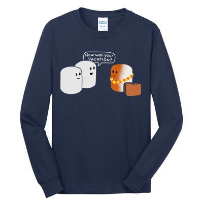 Vacation Marshmallow Tall Long Sleeve T-Shirt