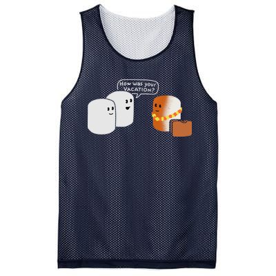 Vacation Marshmallow Mesh Reversible Basketball Jersey Tank