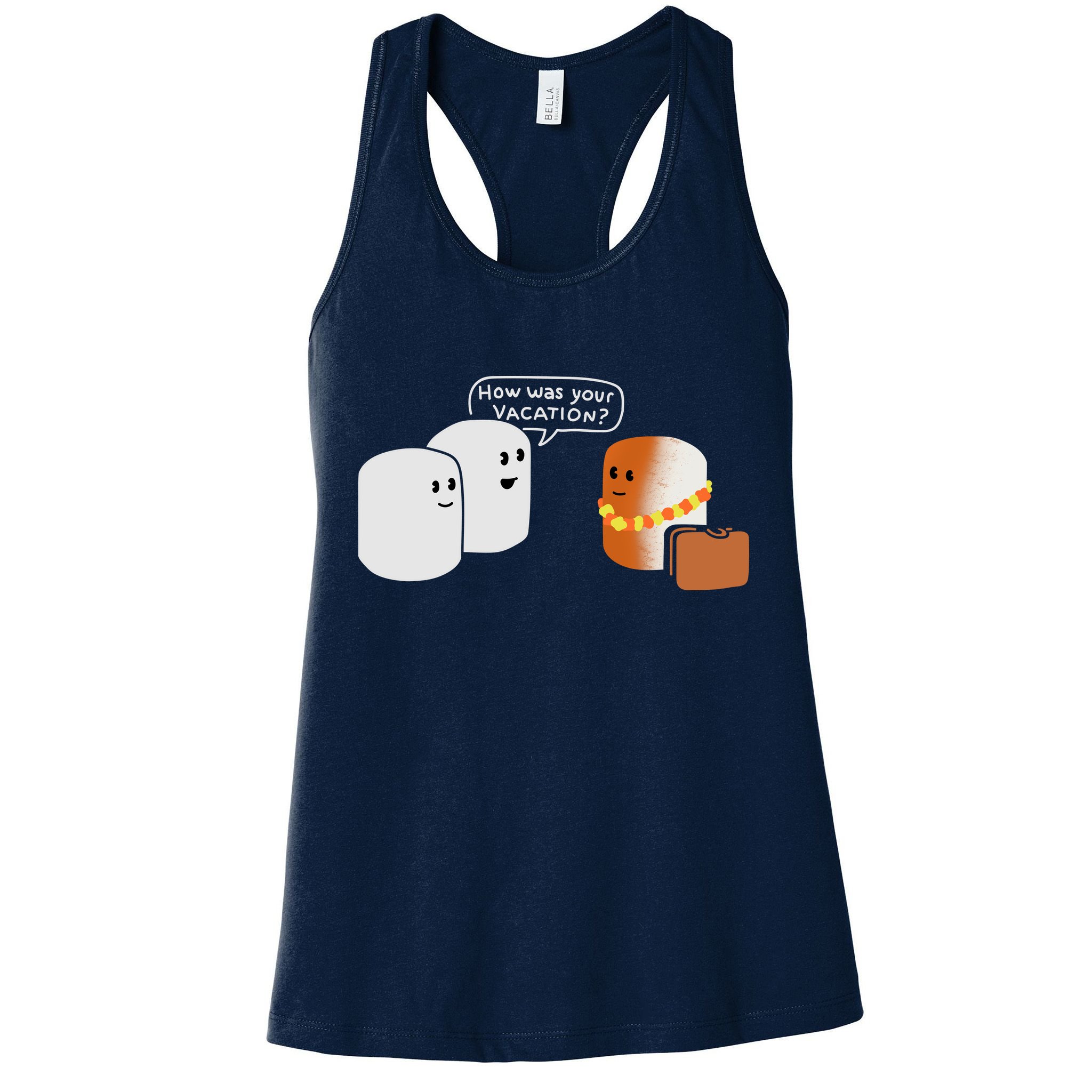 Vacation Marshmallow Womens Tank Top