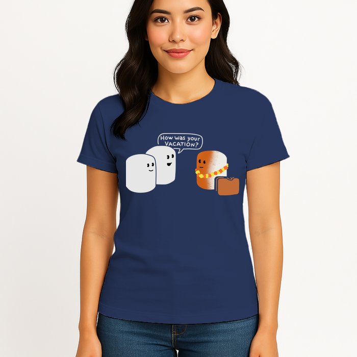 Vacation Marshmallow Womens T-Shirt