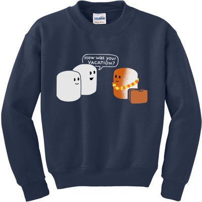 Vacation Marshmallow Kids Sweatshirt