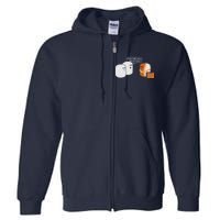 Vacation Marshmallow Full Zip Hoodie