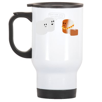 Vacation Marshmallow Stainless Steel Travel Mug