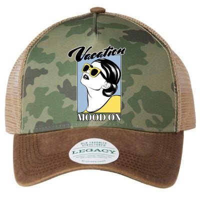 Vacation Mood On Legacy Tie Dye Trucker Hat