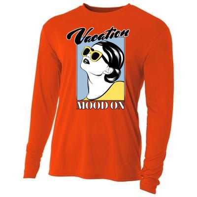 Vacation Mood On Cooling Performance Long Sleeve Crew