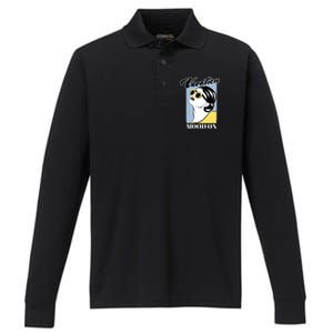 Vacation Mood On Performance Long Sleeve Polo