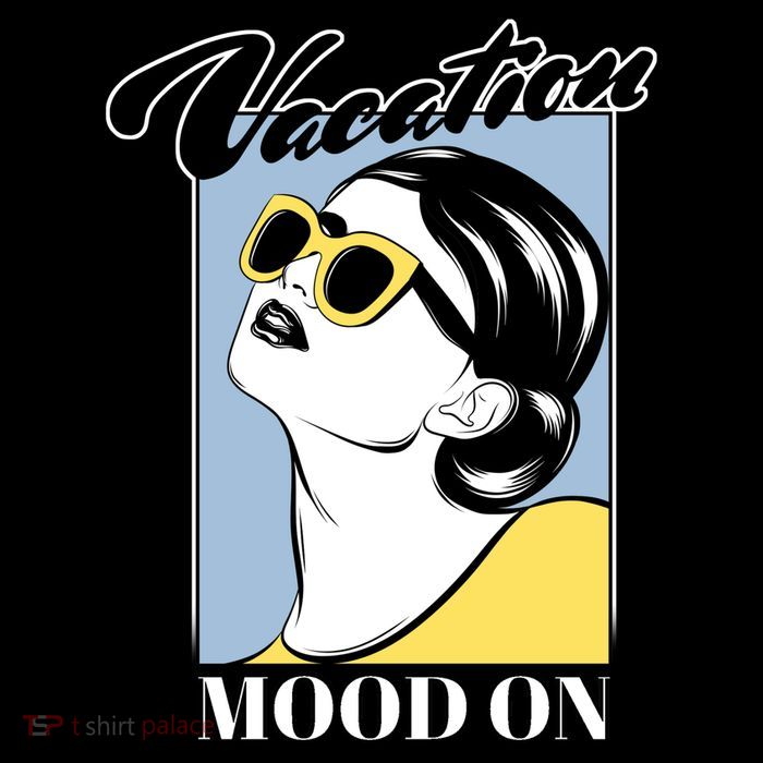 Vacation Mood On 7-Panel Snapback Hat