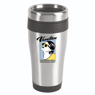 Vacation Mood On 16oz Travel Tumbler