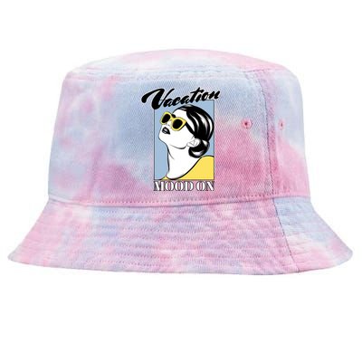 Vacation Mood On Tie-Dyed Bucket Hat